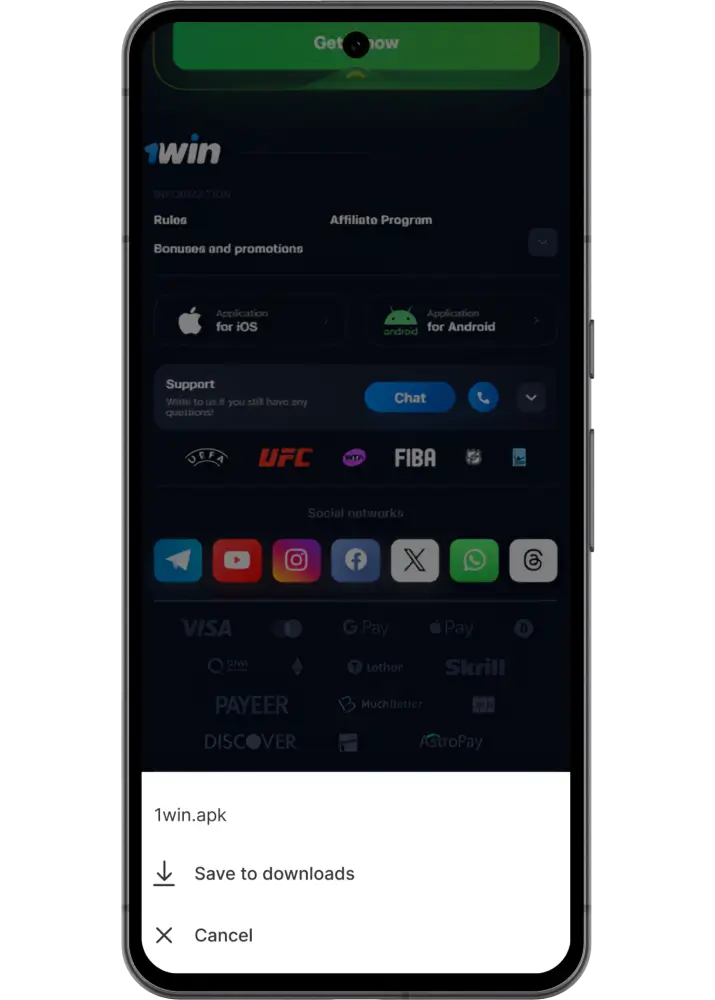 1win android